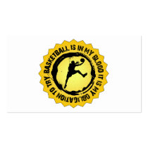 Fantastic Basketball Seal Business Card