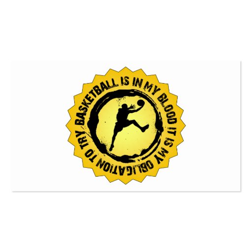 Fantastic Basketball Seal Business Card Zazzle
