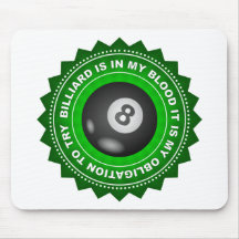 Fantastic Billiard Shield Mouse Pad