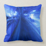 Fantastic Blue Throw Pillow