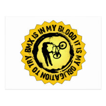 Fantastic BMX Seal Post Card