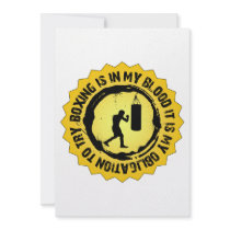 Fantastic Boxing Seal Invite