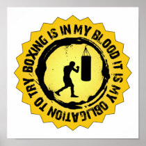 Fantastic Boxing Seal Poster