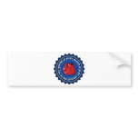 Fantastic Boxing Shield Bumper Sticker