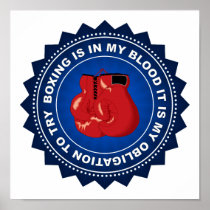 Fantastic Boxing Shield Print
