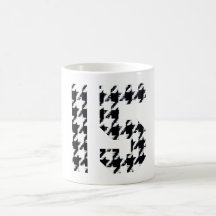 Fantastic Fifteen Houndstooth Print Mug
