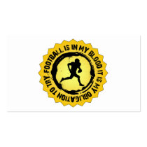 Fantastic Football Seal Business Cards