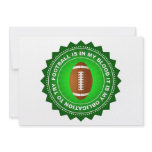 Fantastic Football Shield invitations