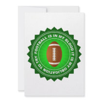 Fantastic Football Shield Invite
