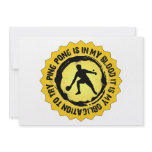Fantastic Ping Pong Seal Invitations