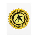 Fantastic Ping Pong Seal Postcard