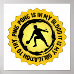 Fantastic Ping Pong Seal Poster