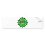 Fantastic Ping Pong Shield Bumper Stickers