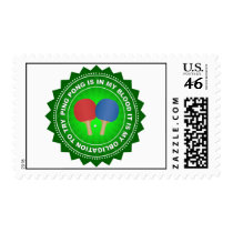 Fantastic Ping Pong Shield Stamps