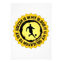 Fantastic Soccer Seal Custom Invites