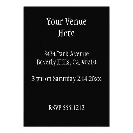 Fantastic Voyage Space Nebula Personalized Invite