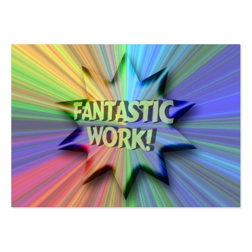 Fantastic Work ACEO Trading Card Business Card