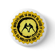 Fantastic Wrestling Seal Pin