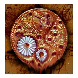Fantastical Mechanical Poster Close print