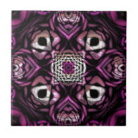 Fantastical Purple Kaleidoscope Tiles
