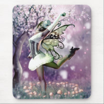 fantasy art fairy mousepad, steampunk fairy mousepads