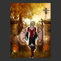 Fantasy Art Poster Girl And Fairy posters by Darling_Gifts Fantasy Art Poster Girl And Fairy posters