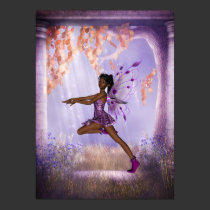Fantasy Art Poster Purple Fairy posters by Darling_Gifts Fantasy Art Poster Purple Fairy posters