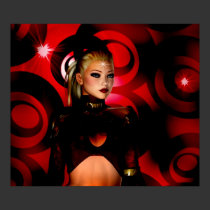 Fantasy Art Poster Red Venus posters by Darling_Gifts Fantasy Art Poster Red Venus posters