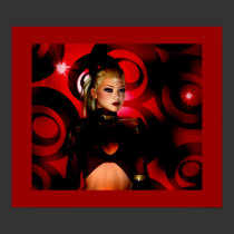 Fantasy Art Poster Red Venus 2 posters by Darling_Gifts Fantasy Art Poster Red Venus 2 posters