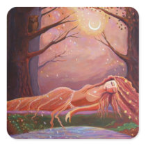 Fantasy Art Stickers "Waiting For A Dream" stickers