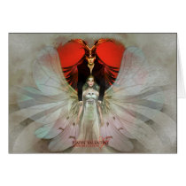 Fantasy Art Valentine Greeting Card cards