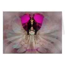 Fantasy Art Valentine Greeting Card v2 cards