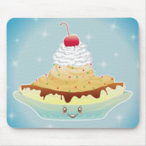 Fantasy bananasplit mousepads by Marushi Fantasy bananasplit mousepads