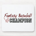 Fantasy Baseball Champion mousepads by worldsfair Fantasy Baseball Champion mousepads