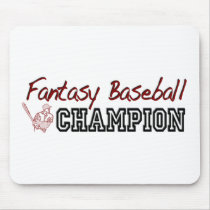 Fantasy Baseball Champion mousepads