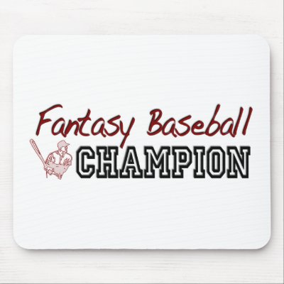 Fantasy Baseball Champion Mouse Pad by worldsfair