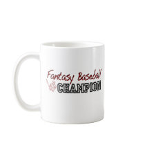 Fantasy Baseball Champion Coffee Mugs