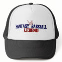 Fantasy Baseball Legend (2009) hats by worldsfair Fantasy Baseball Legend (2009) hats