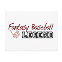 Fantasy Baseball Legend postcards by worldsfair Fantasy Baseball Legend postcards