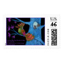 Fantasy Bird by Wendy C. Allen postage