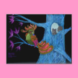Fantasy Bird dark cover art postcards