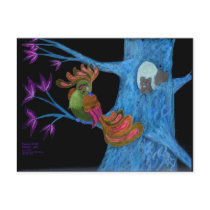 Fantasy Bird dark cover art postcards by twighlightmanor Fantasy Bird dark cover art postcards