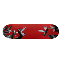 Fantasy Bird-of-Paradise skateboard
