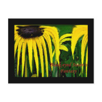 Fantasy Black-eyed Susan postcards