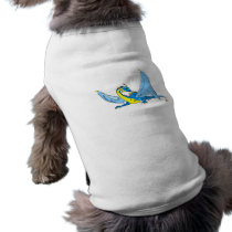 Fantasy Blue Dragon Doggie Tee