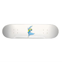 Fantasy Blue Dragon Skate Board Deck