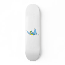 Fantasy Blue Dragon Skate Board Deck