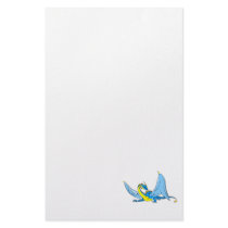 Fantasy Blue Dragon Customized Stationery
