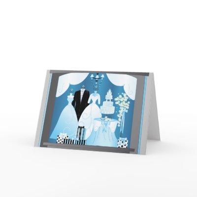 Wedding Shops on Bridal Shop Window With A Gown  Cake And More All In A Blue And