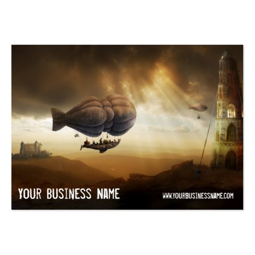 Fantasy Business Card (3.5x2.5) with baloon (front side)